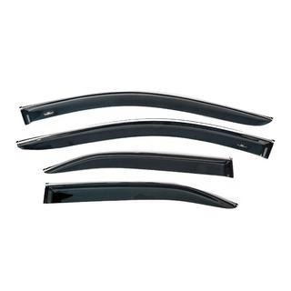 Windabweiser mit verchromter Zierleiste (EU, 4 Stk, HIC) Toyota Camry 2006-2011 Foto 2