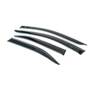 Windabweiser mit verchromter Zierleiste (EU, 4 Stk, HIC) Toyota Camry 2006-2011 Foto 4