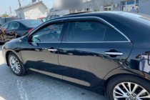 Toyota Camry 2011–2017 Windabweiser mit Chromleiste (2011-2017 EU / 2011-2014 USA, 4 Stk, HIC) Foto 3