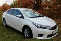 Toyota Corolla 2013-2019 Windabweiser (4 Stk, HIC) Foto 5