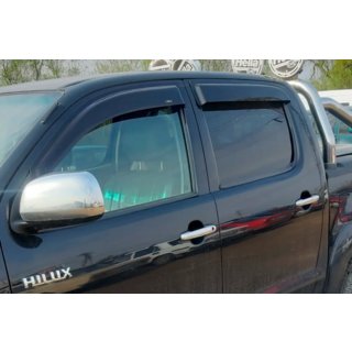 Windabweiser (4 Stk, HIC) Toyota Hilux 2006-2015 Foto 1