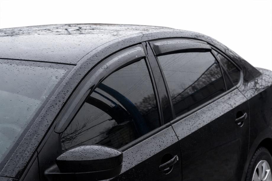 Volkswagen Polo 2010-2017 Windabweiser SD (4 Stk, HIC) Image