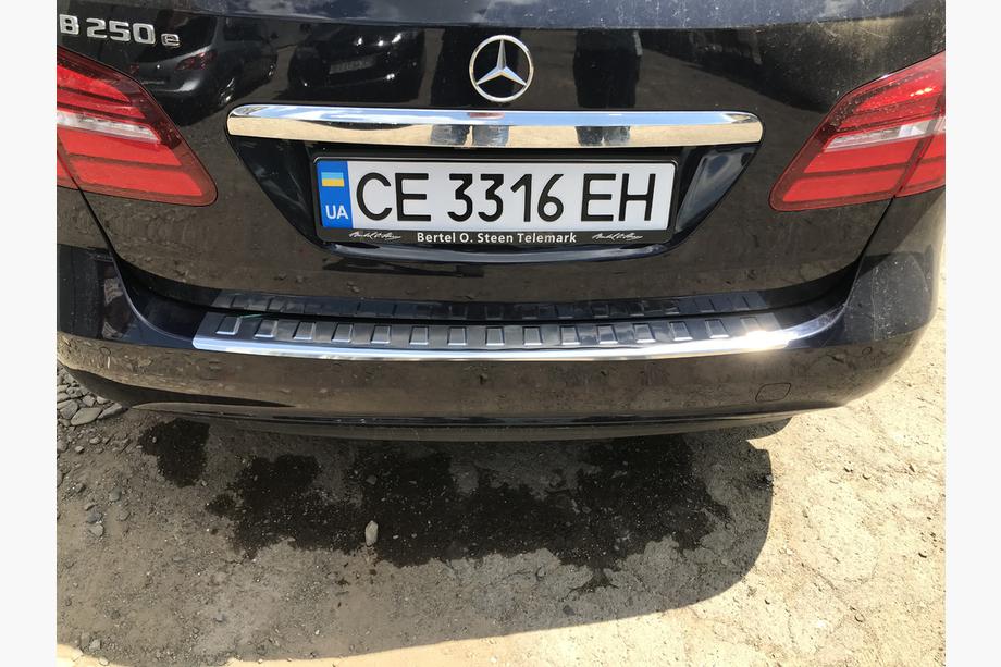 Mercedes B-class W246 2011-2018 Heckstoßstangenschutz Carmos Edelstahl Foto 7