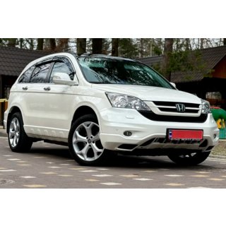 Windabweiser mit Chromleisten (4 Stk, HIC) Honda CRV 2007-2011 Foto 2