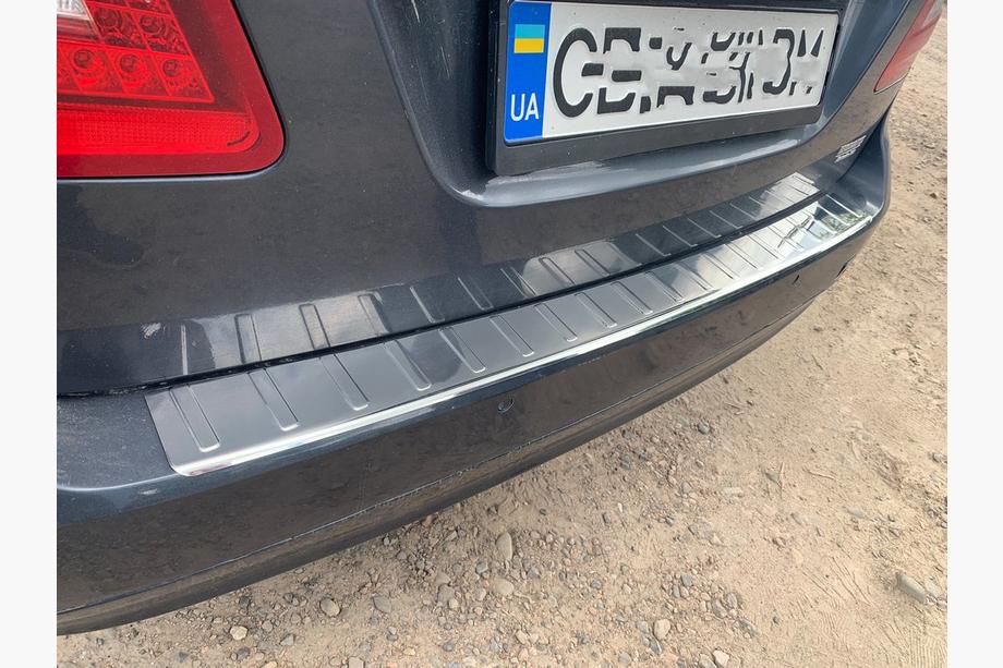 Mercedes E-class W212 2009-2016 Heckstoßstangenschutz Carmos (SW, Edelstahl) Foto 5