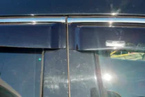 Hyundai Santa Fe 3 2012-2018 Windabweiser mit Chromleisten (4 Stk, HIC) Foto 5