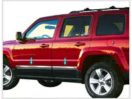 Jeep Cherokee/Liberty 2007-2013 Türleisten Edelstahl Foto 1