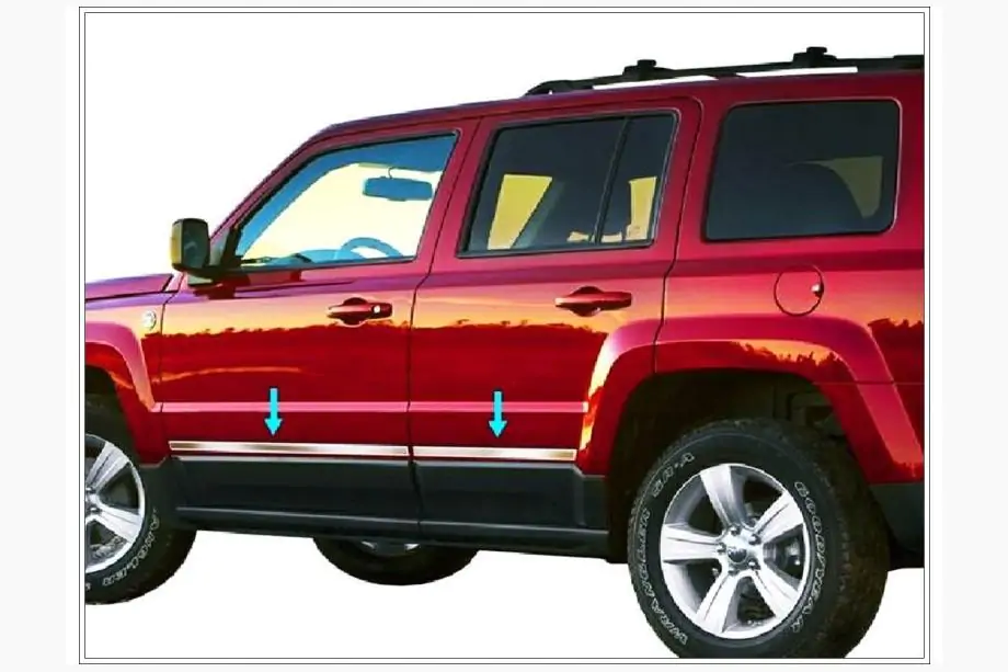 Jeep Cherokee/Liberty 2007-2013 Türleisten Edelstahl Image