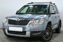 Skoda Yeti 2009-2017 Chrom Blenden für Nebelscheinwerfer (2009-2013, 2 Stk., Edelstahl) Foto 1