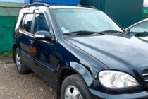 Mercedes ML W163 1997-2005 Windabweiser (4 Stk, HIC) Foto 3