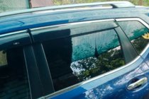 Nissan X-trail T32/Rogue 2014-2021 Windabweiser mit Chromleisten (4 Stk, HIC) Foto 3