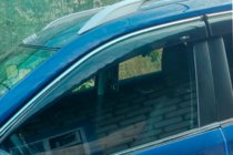 Nissan X-trail T32/Rogue 2014-2021 Windabweiser mit Chromleisten (4 Stk, HIC) Foto 2