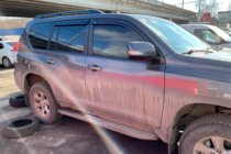 Toyota Land Cruiser Prado 150 2009-2023 Windabweiser 11 cm (4 Stk, HIC) Foto 10
