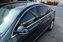 Volkswagen Passat B6 2006-2012 Windabweiser zum Einstecken SD (4 Stk, HIC) Foto 2