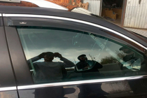 Volkswagen Passat B6 2006-2012 Windabweiser mit Chromleisten SW (4 Stk, HIC) Foto 9