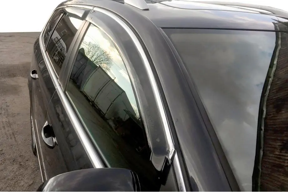 Volkswagen Passat B7 2012-2015 Windabweiser mit Chromleisten SW (4 Stk, EU, HIC) Foto 2