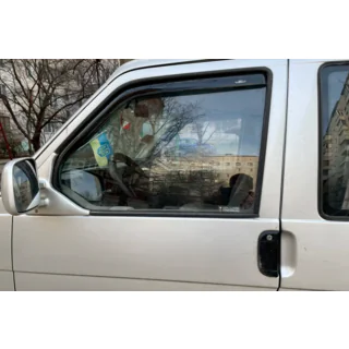 Windabweiser zum Einstecken (2 Stk, HIC) Volkswagen T4 Transporter 1990-2003 Foto 2