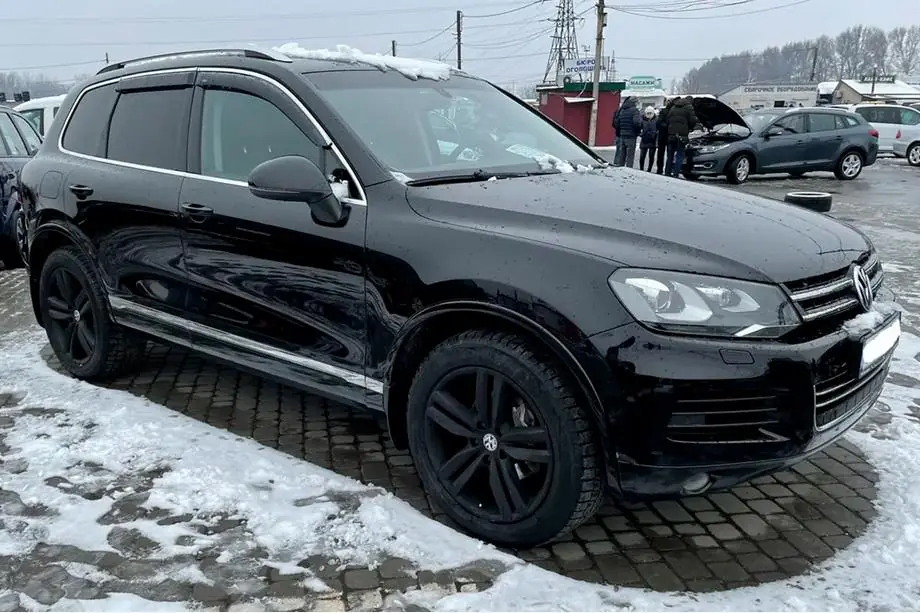 Volkswagen Touareg 2010-2018 Windabweiser mit Chromleisten (4 Stk, HIC) Foto 12