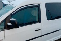 Volkswagen Caddy 2010-2015 Windabweiser zum Einstecken (2 Stk, HIC) Foto 3