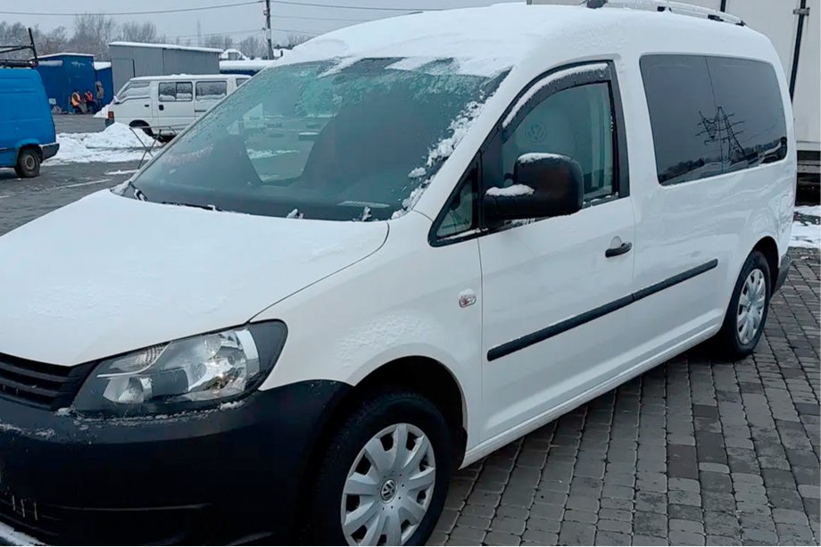 Volkswagen Caddy 2010-2015 Windabweiser zum Einstecken (2 Stk, HIC) Image