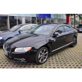Windabweiser mit Chromleisten (4 Stk, HIC) Volvo S80 2006-2016 Foto 2