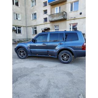 Dachreling Chrom türkisches Design (2 Stk) Mitsubishi Pajero Wagon III 1999-2006 Foto 4