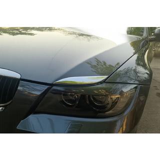 Chrom Motorhaubenblenden (Scheinwerferbrauen) BMW 3 Series E90/E91 2005-2011 Foto 1