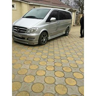 Frontstoßstange Aufsatz Brabos Style (grundiert zum Lackieren) Mercedes Viano 2004-2014 Foto 4