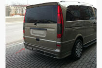 Mercedes Viano 2004-2014 Heckstoßstangenabdeckung Sport (grundiert zum Lackieren) Foto 1