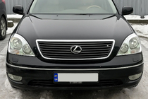 Lexus LS 2001-2006 Scheinwerfer Abdeckungen Chrom (2 Stk., Kunststoff) Foto 1