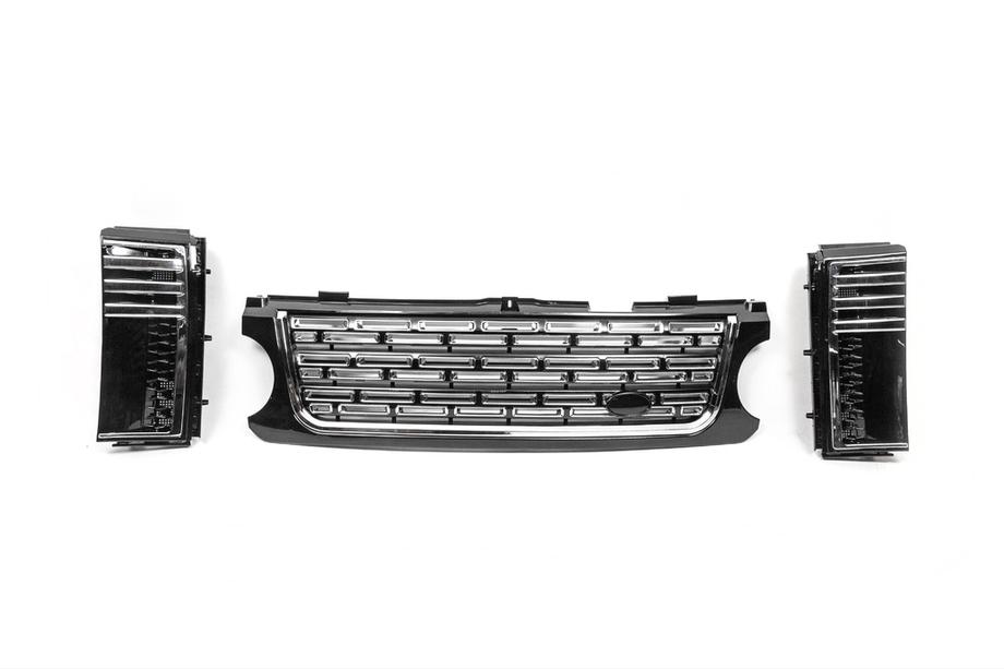 Range Rover III L322 2002-2012 Frontgrill und Kiemen im Autobiography Stil (für 2005-2009) Foto 2