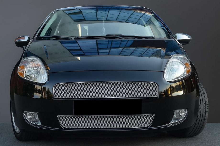 Fiat Punto Grande/EVO 2006-2018 Kühlergrill Abdeckungen (2-tlg., Edelstahl) Image