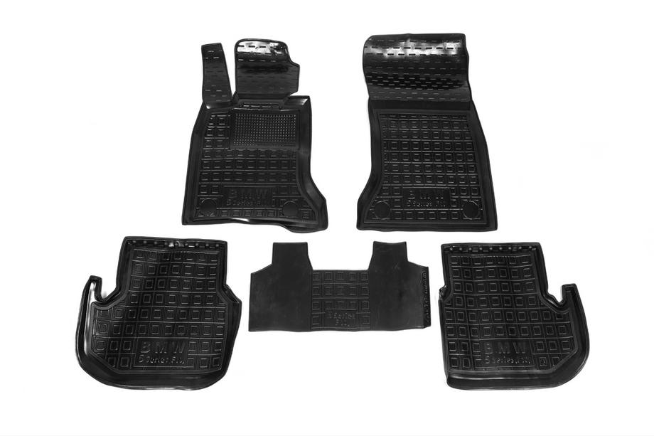 BMW 5 Series F10/F11 2010–2016 Gummimatten mit Rand 2013-2016 (Autogumm) Image