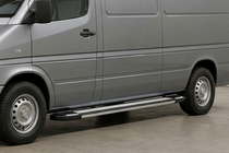 Volkswagen LT 1995-2006 Trittbretter Rainbow (2 Stk., Alu) Mittlerer Radstand Foto 1