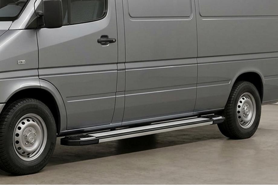 Volkswagen LT 1995-2006 Trittbretter Rainbow (2 Stk., Alu) Mittlerer Radstand Image