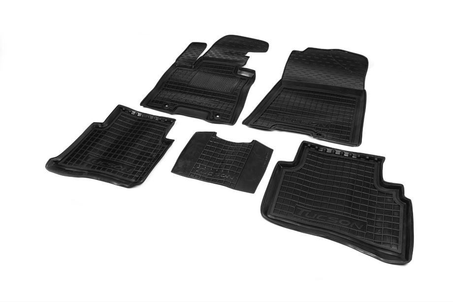 Hyundai Tucson TL 2016-2021 Gummimatten mit Rand (Autogumm) Image