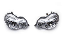 Mercedes C-class W203 2000-2007 Frontscheinwerfer mit LED-Tagfahrlicht (2 Stk) Foto 2