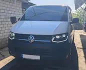 Volkswagen T6 2015-2024 Vorder-Scheinwerfer mit LED-Tagfahrlicht Schwarz (2015-2019, 2 Stk.) Foto 7