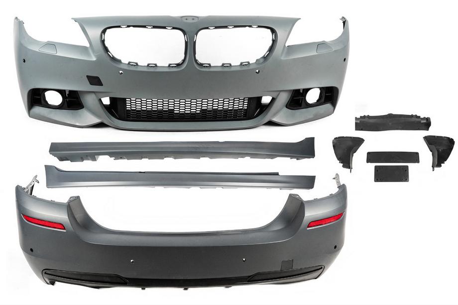 BMW 5 Series F10/F11 2010–2016 Bodykit (M-Performance LCI) Doppelendrohr einseitig Foto 2