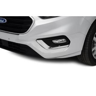 Abdeckungen für Nebelscheinwerfer 2018+ (2 Stk., Edelstahl) Ford Custom 2013-2022 Foto 1