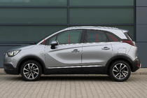 Opel Crossland X 2017-2024 Fensterleisten unten Edelstahl (8 Stk.) OmsaLine - Italienischer Edelstahl Foto 1