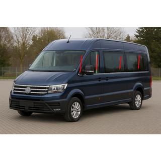 Unteres Fensterzierleisten Mittlerer Radstand (8 Stk, Edelstahl) Volkswagen Crafter 2016- Foto 1