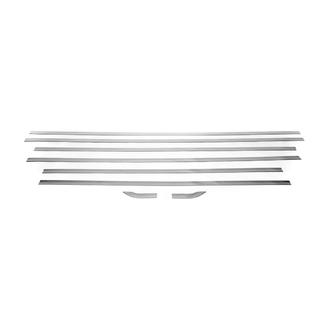 Unteres Fensterzierleisten Mittlerer Radstand (8 Stk, Edelstahl) Volkswagen Crafter 2016- Foto 2