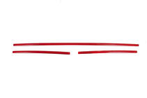 Volkswagen T6 2015-2024 Zierleisten für Kühlergrill Stoßstange 2015-2019 (3 Stk, Rot) Foto 2