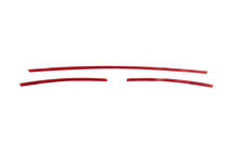 Volkswagen T6 2015-2024 Zierleisten für Kühlergrill Stoßstange 2015-2019 (3 Stk, Rot) Foto 3