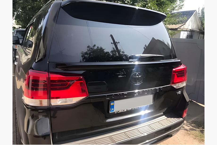 Toyota Land Cruiser 200 2007-2021 WALD Heckspoiler (unten, 2016-2021) Weiß Foto 7