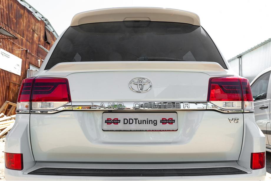 Toyota Land Cruiser 200 2007-2021 WALD Heckspoiler (unten, 2016-2021) Weiß Foto 20