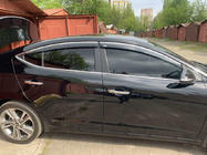 Hyundai Elantra (AD) 2015-2020 Windabweiser mit Chromleiste (4 Stk, Niken) Foto 1