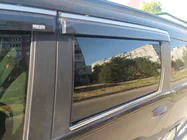 Dacia Lodgy 2012-2022 Windabweiser mit Chromleiste (4 Stk, Niken) Foto 5