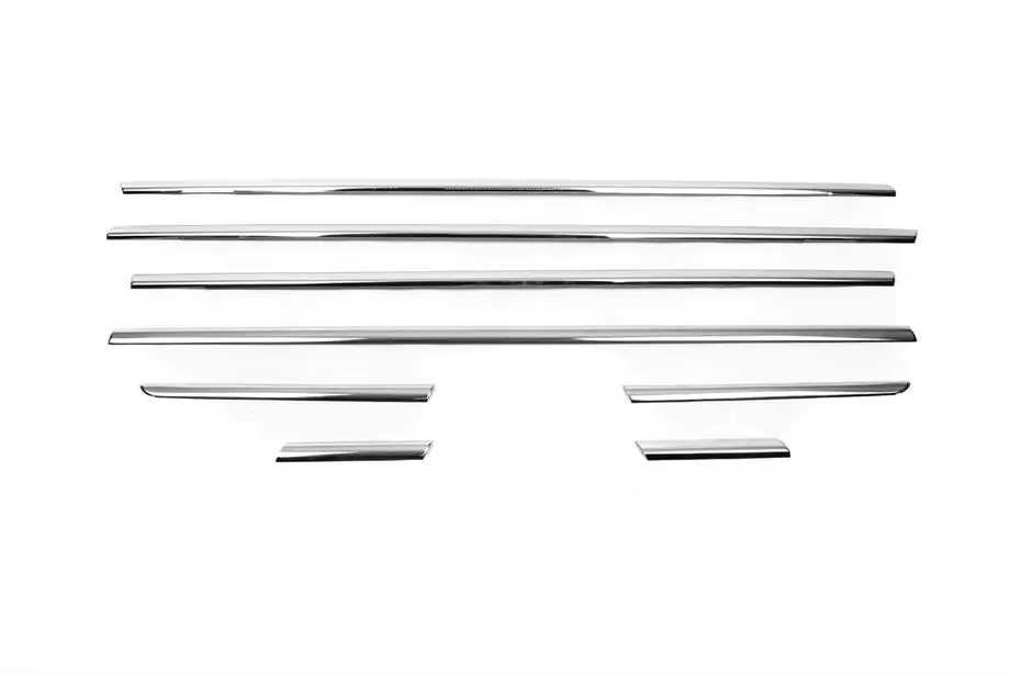 Fiat Linea 2006-2018 Fensterzierleisten außen Edelstahl (8-tlg.) Foto 2